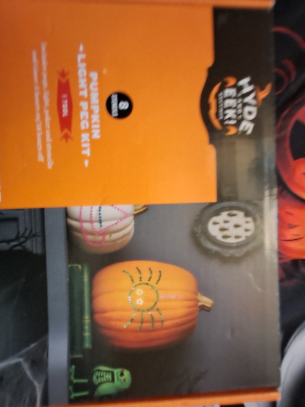 Orange Pumpkin Light Peg Kit